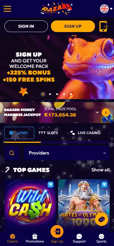 Dazard Casino screenshot 4