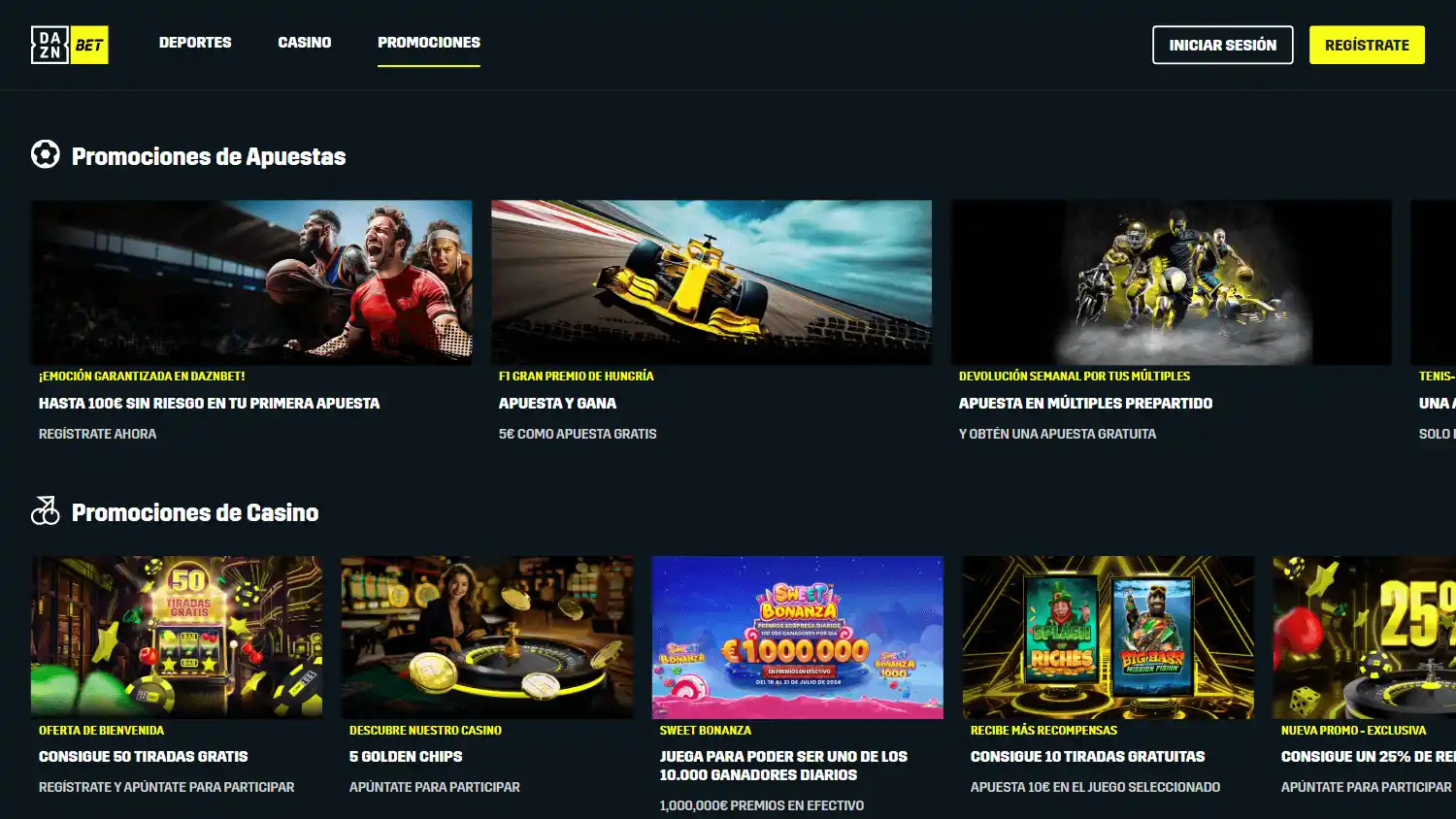 DAZN Bet Casino ES screenshot 2