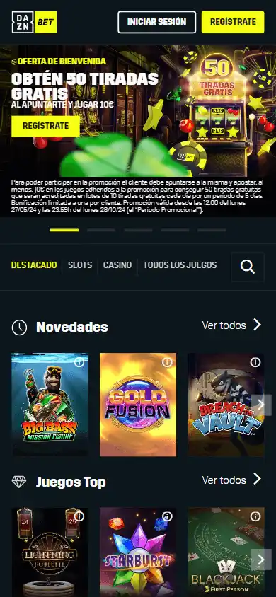 DAZN Bet Casino ES screenshot 4