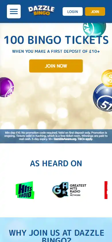 Dazzle Bingo Casino screenshot 4