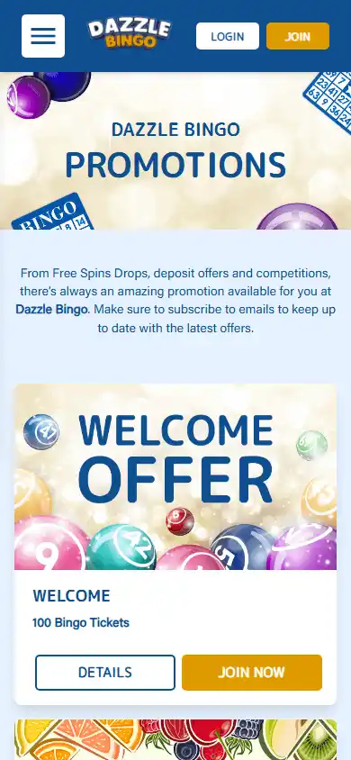 Dazzle Bingo Casino screenshot 5
