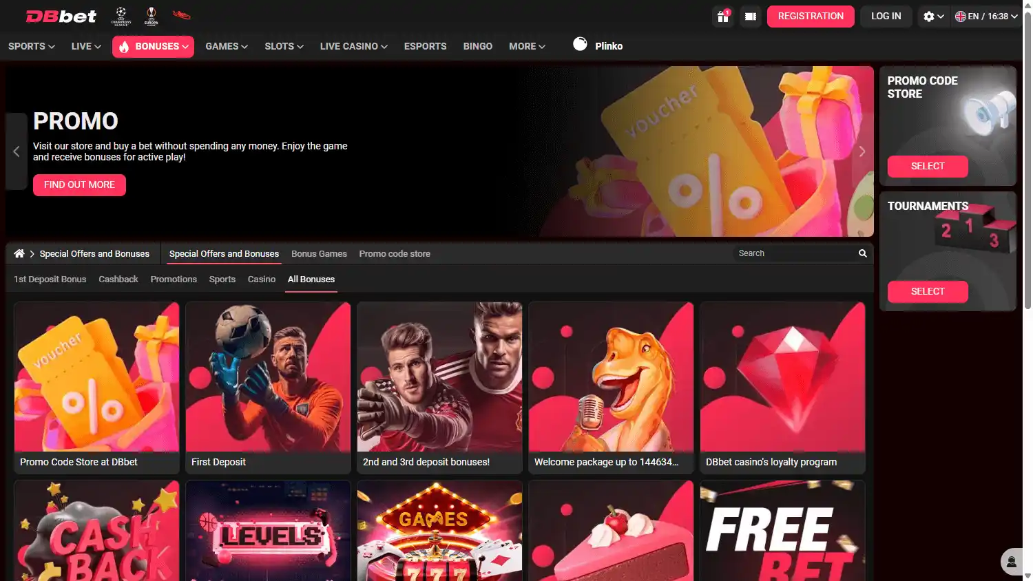 DBbet Casino screenshot 3