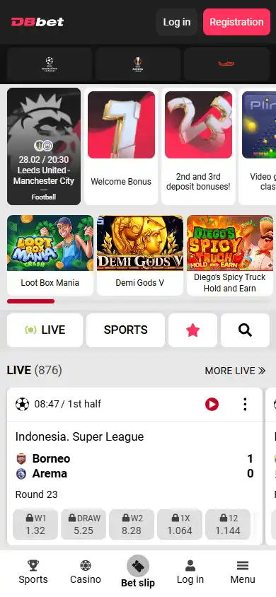 DBbet Casino screenshot 4