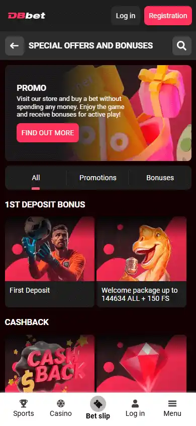DBbet Casino screenshot 6