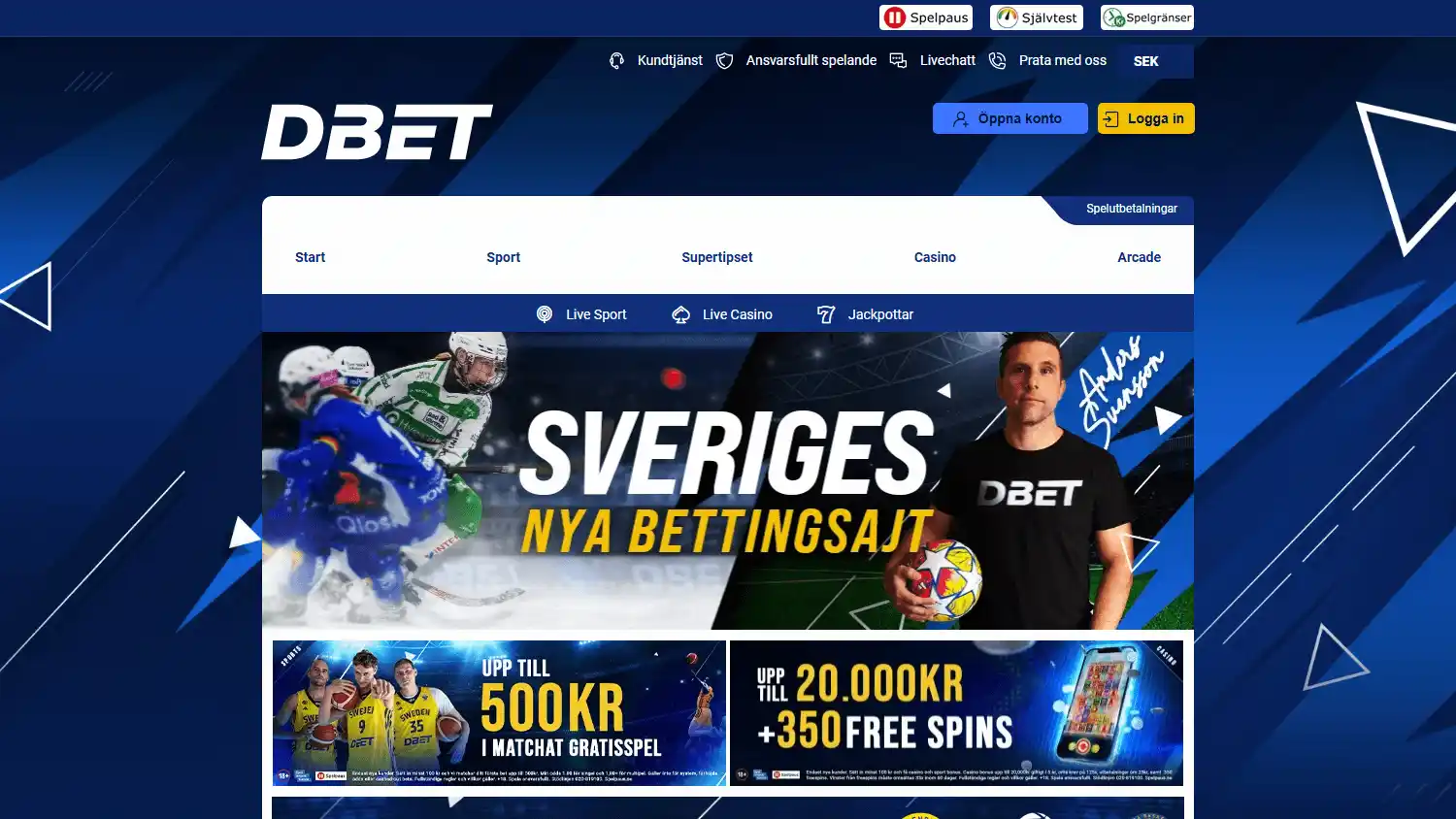 DBET Casino screenshot 1