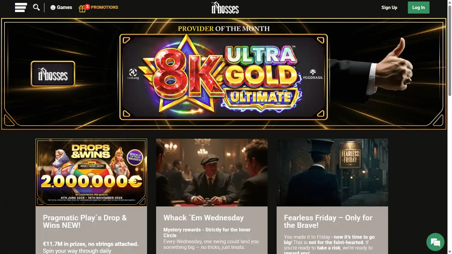 Dbosses Casino screenshot 3