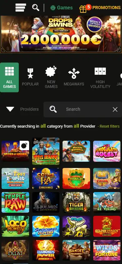 Dbosses Casino screenshot 5