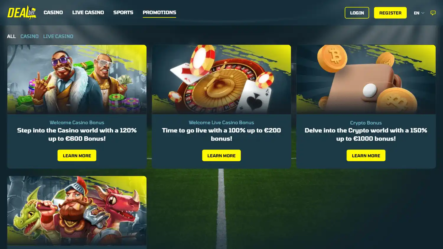 Dealbet Casino screenshot 3