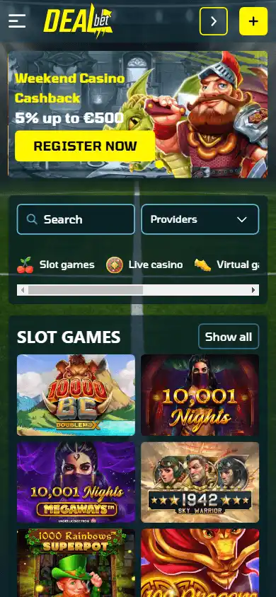 Dealbet Casino screenshot 4