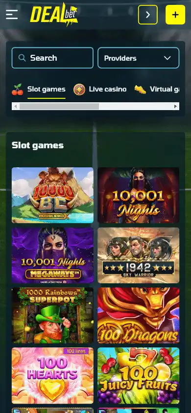 Dealbet Casino screenshot 5
