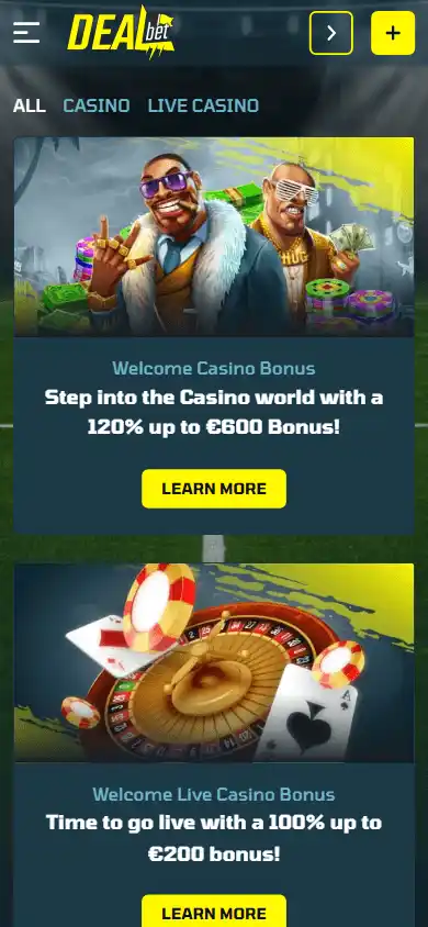 Dealbet Casino screenshot 6