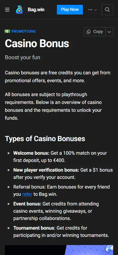 Decentral Games Casino screenshot 6