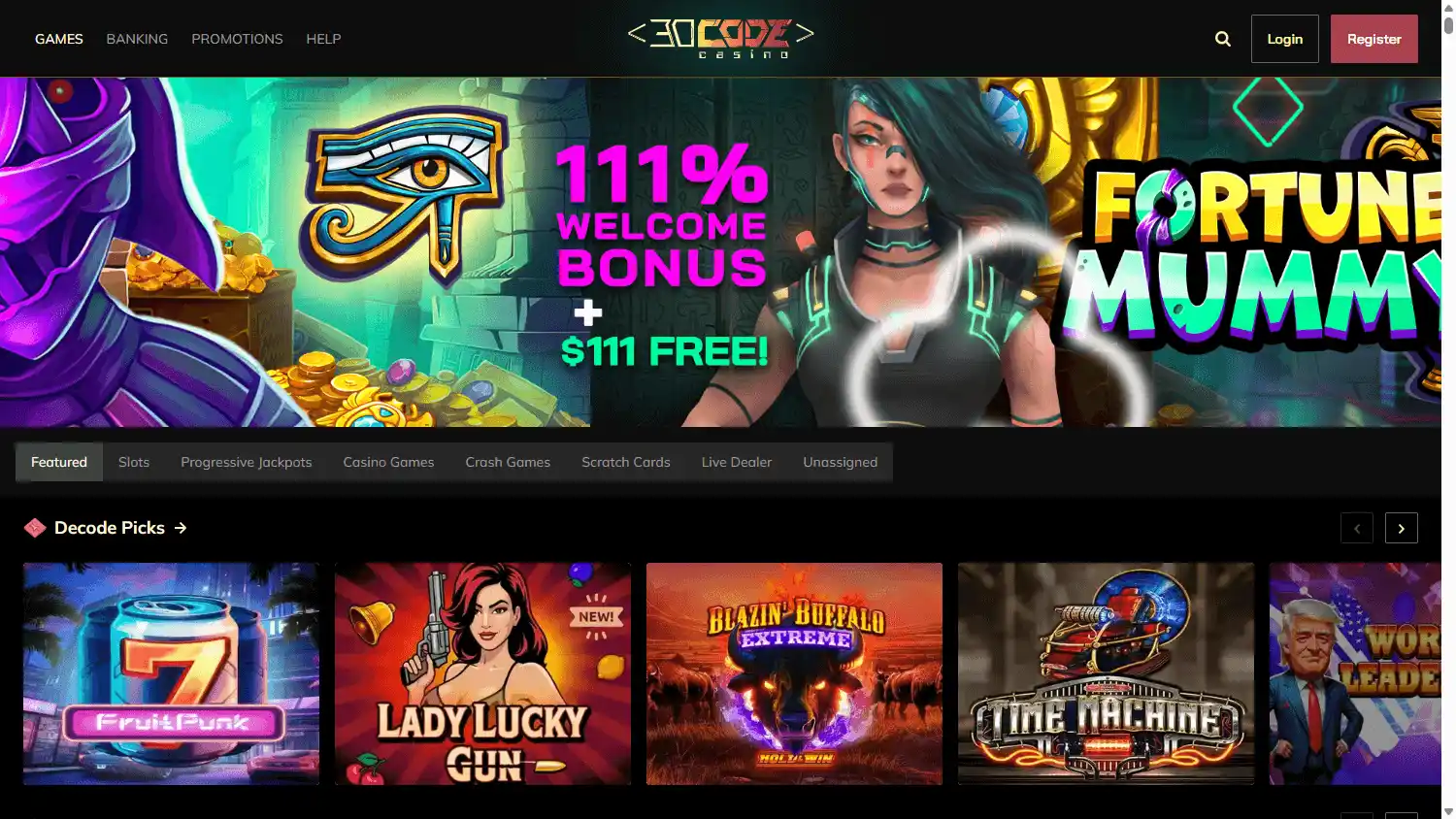 Decode Casino screenshot 1