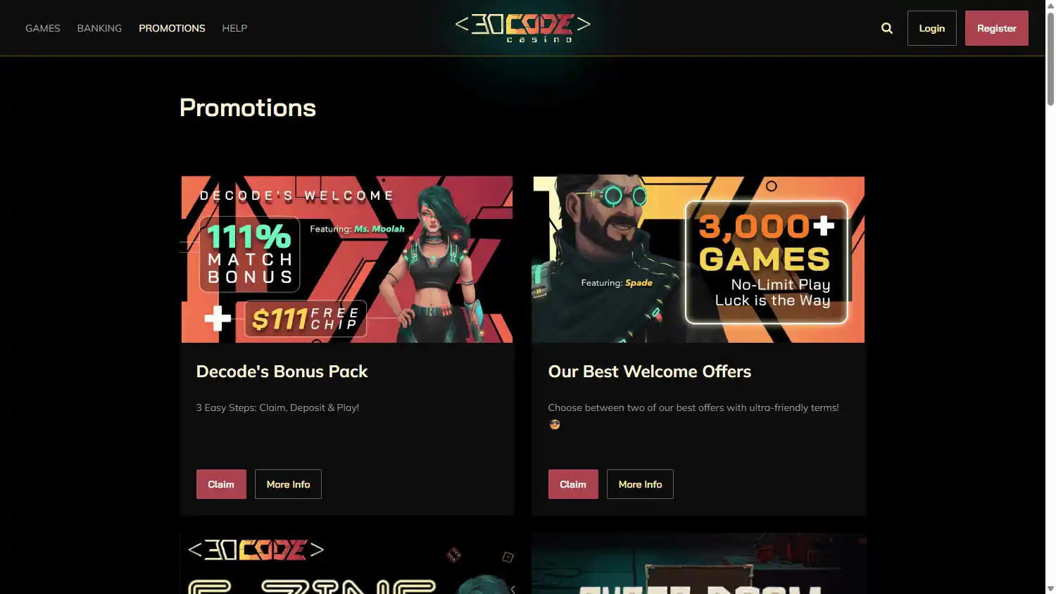 Decode Casino screenshot 2