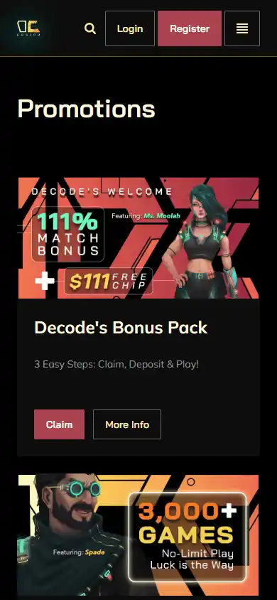 Decode Casino screenshot 4