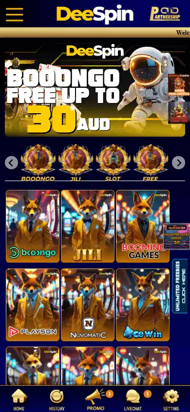 DeeSpin Casino screenshot 5