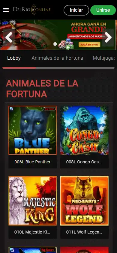 DelRio Online Casino screenshot 2