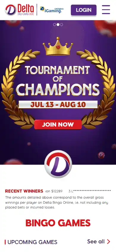 Delta Bingo Online Casino screenshot 4