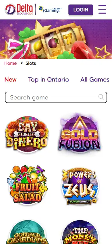 Delta Bingo Online Casino screenshot 5
