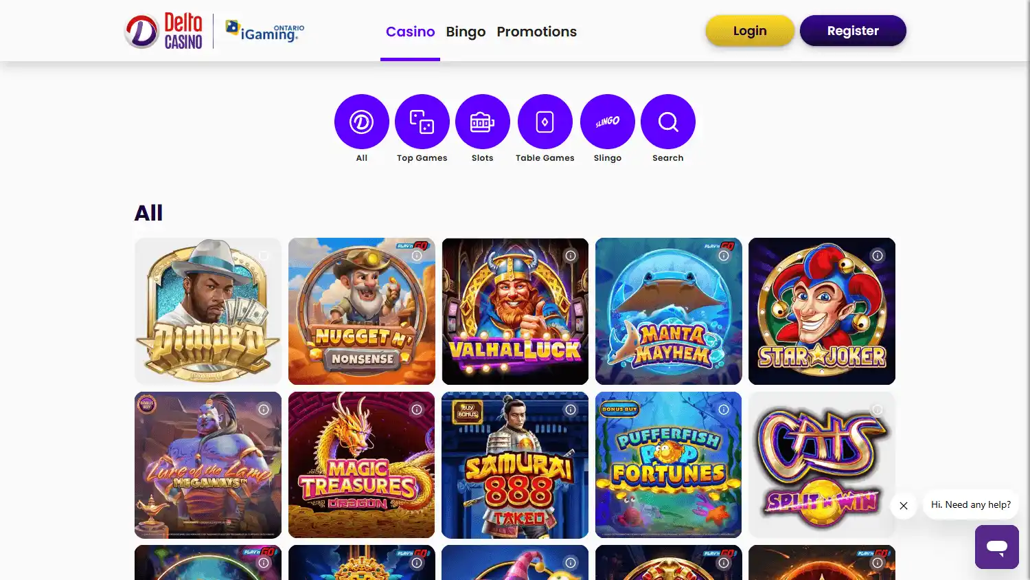 Delta Casino Online screenshot 2