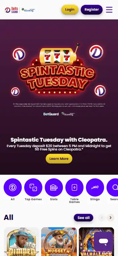 Delta Casino Online screenshot 4