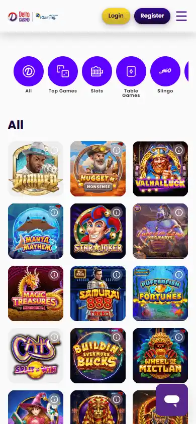 Delta Casino Online screenshot 5
