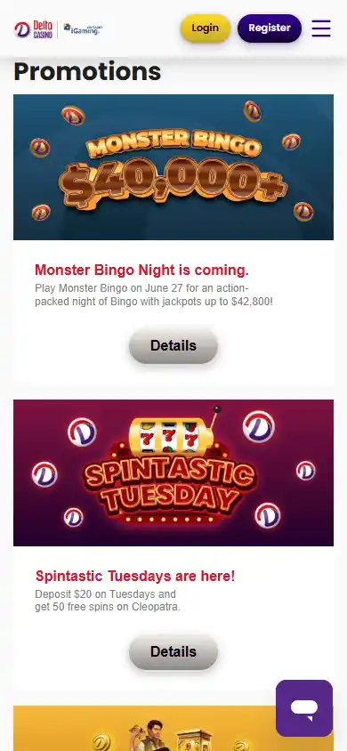 Delta Casino Online screenshot 6