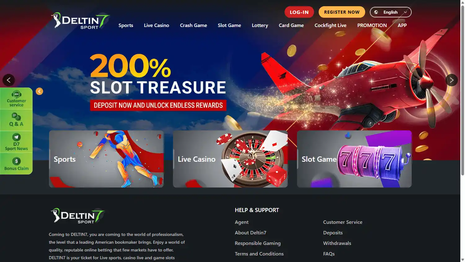 Deltin7 Sport Casino screenshot 1