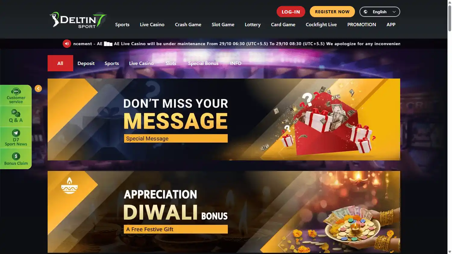 Deltin7 Sport Casino screenshot 3