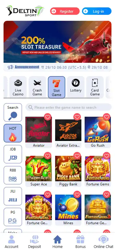 Deltin7 Sport Casino screenshot 5