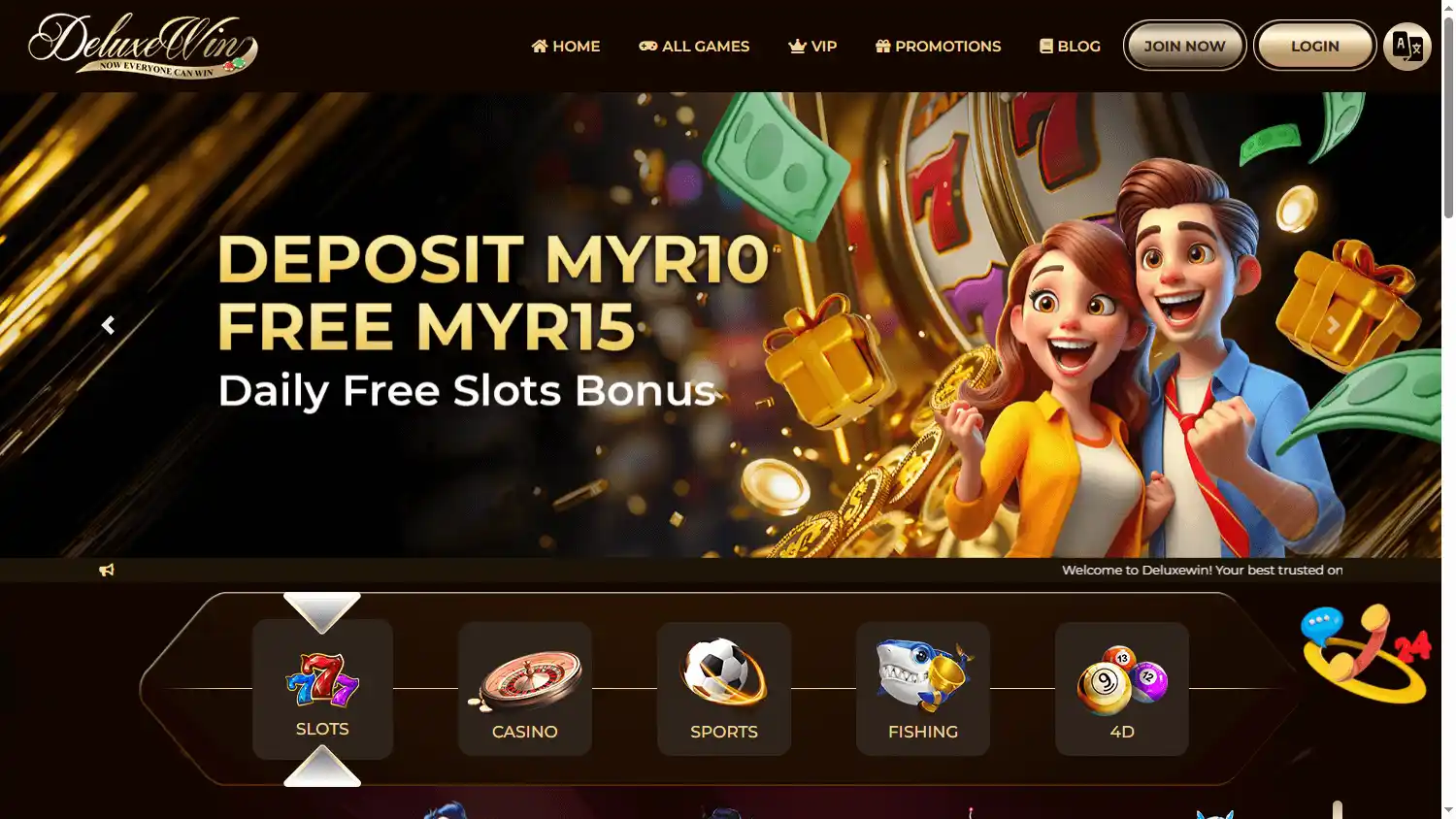 Deluxe Win Casino screenshot 1