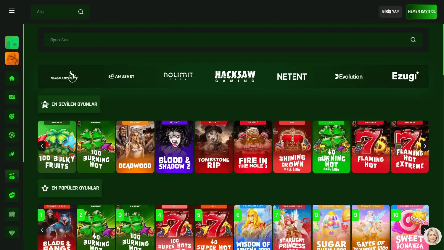 DeoBet Casino screenshot 2