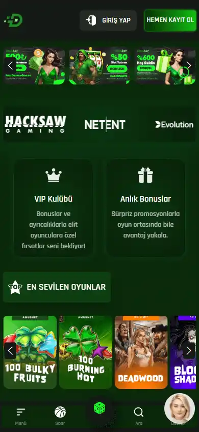 DeoBet Casino screenshot 4