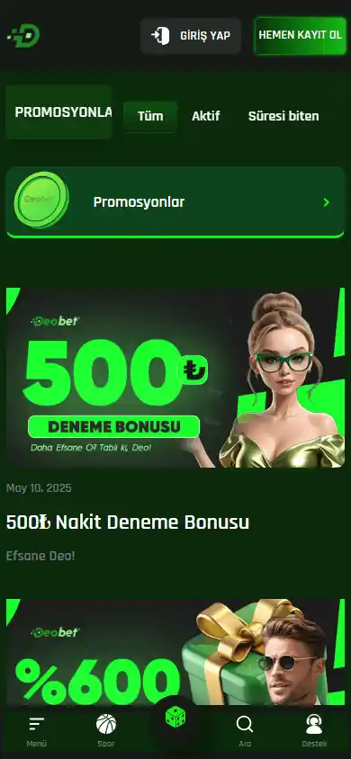 DeoBet Casino screenshot 6