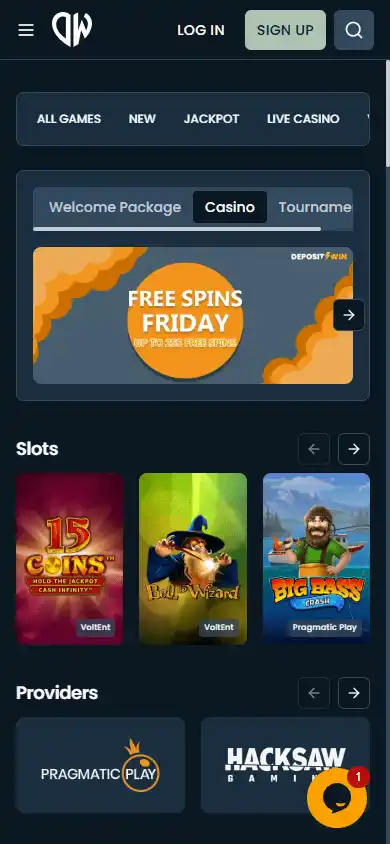 Depositwin Casino screenshot 5