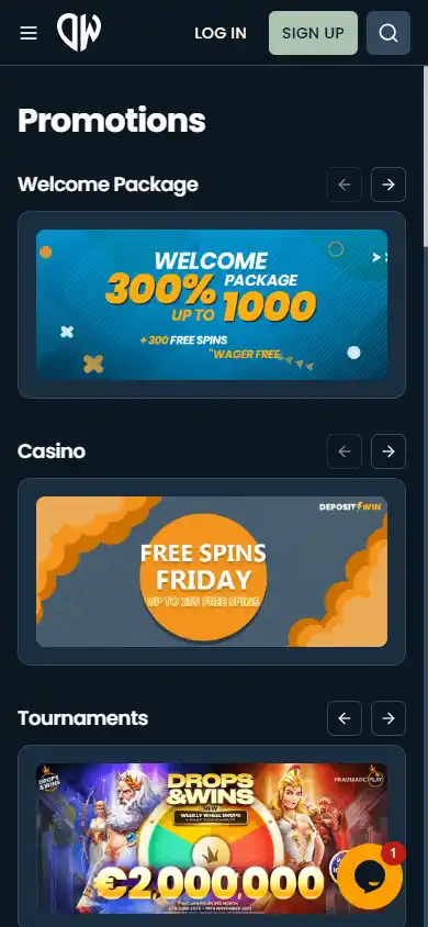 Depositwin Casino screenshot 6