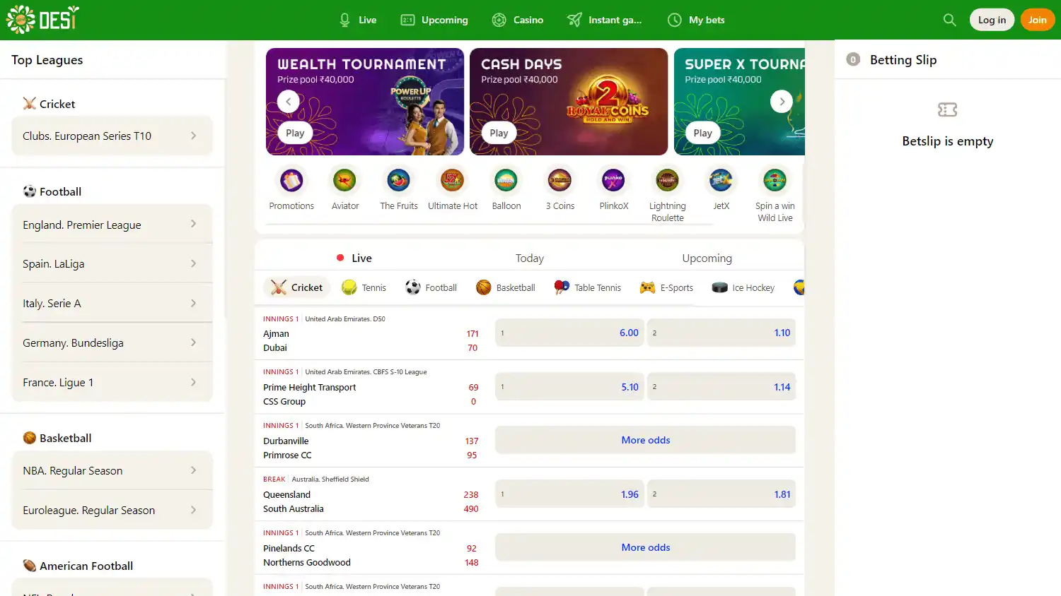 Desiplay Casino screenshot 1