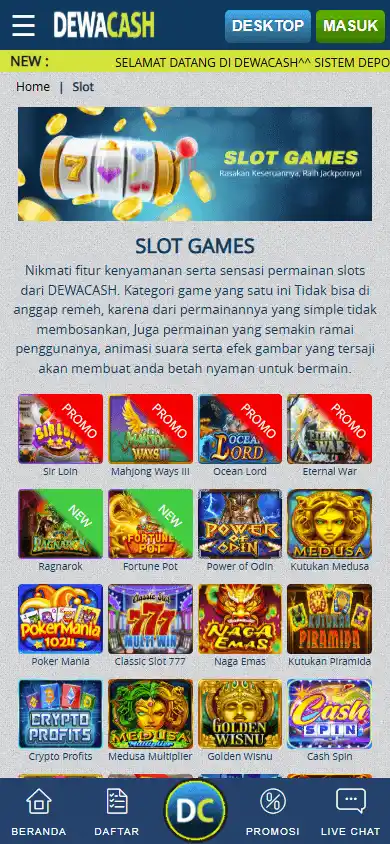DEWACASH Casino screenshot 5