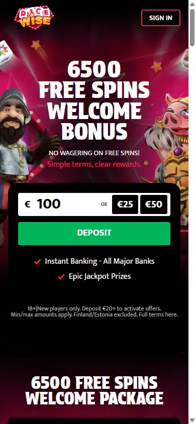 Dice Wise Casino screenshot 3