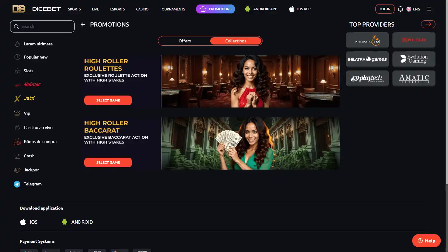 DiceBet Casino screenshot 3