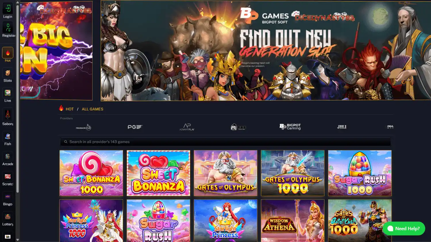DiceDynasty88 Casino screenshot 1