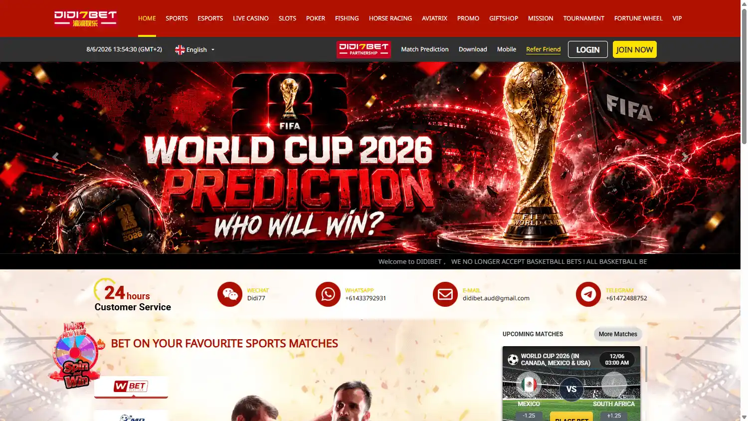 Didi7bet Casino screenshot 1