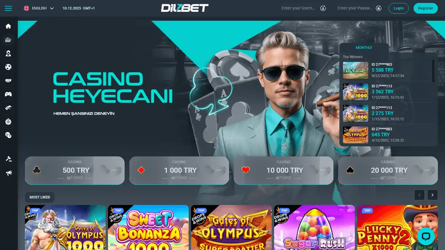 Dilbet Casino screenshot 2