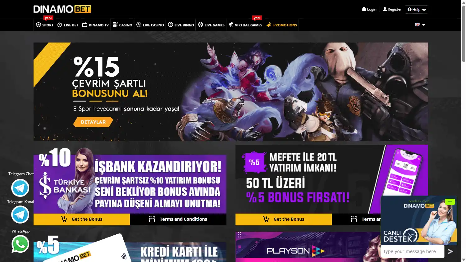 DinamoBet Casino screenshot 3
