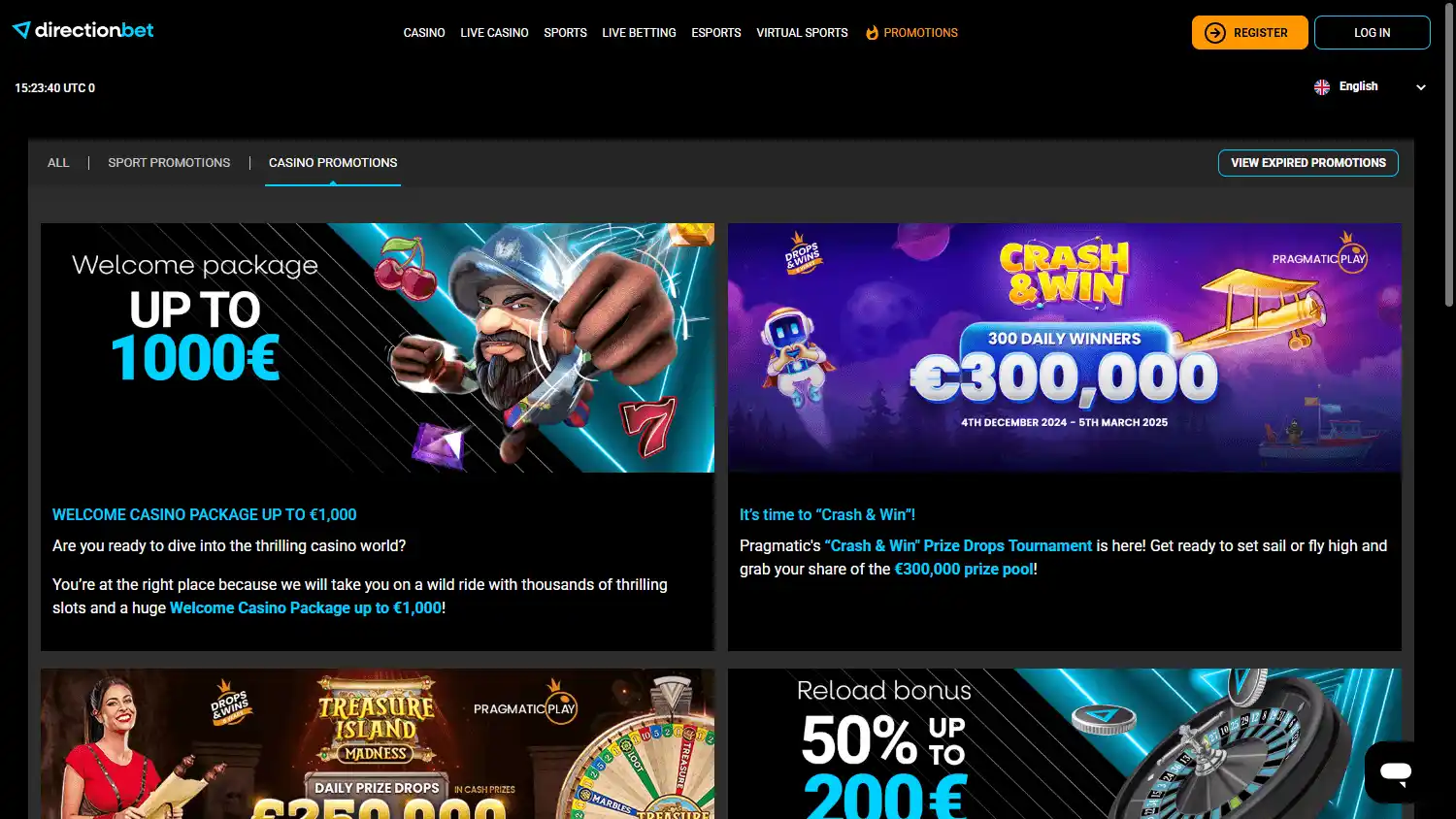 DirectionBet Casino screenshot 2