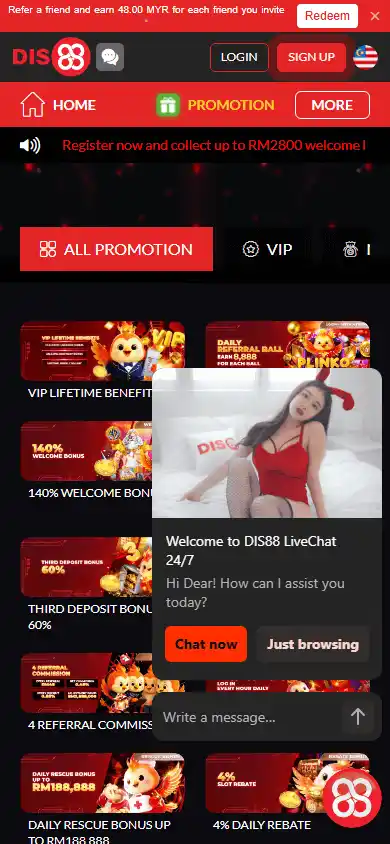 DIS88 Casino screenshot 4