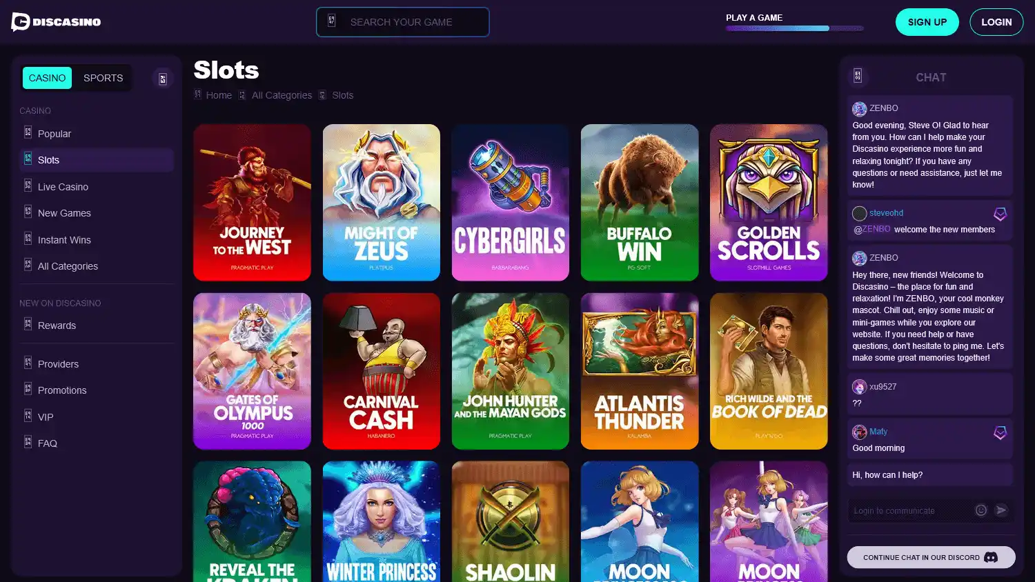 Discasino screenshot 2