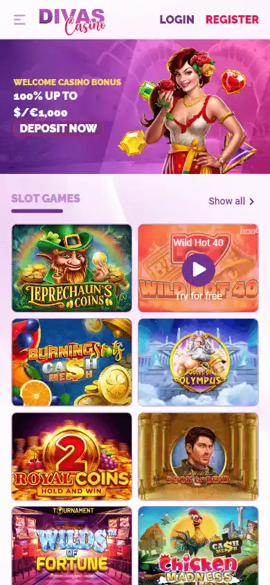 Divas Luck Casino screenshot 4