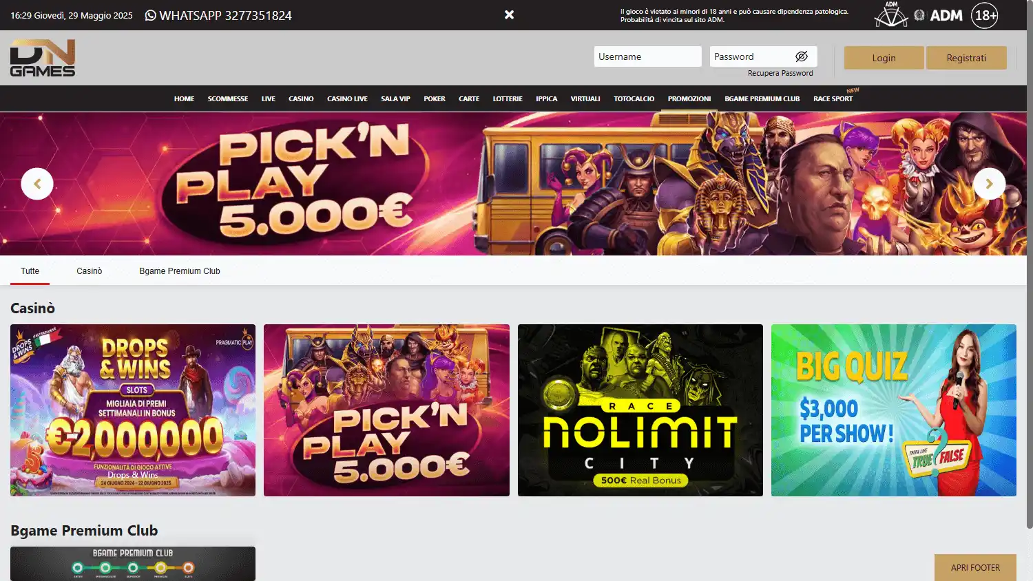 DN Games Casino screenshot 3