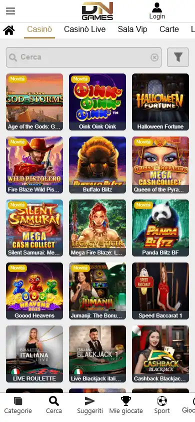 DN Games Casino screenshot 5